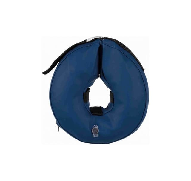 Beskyttelseskrave, oppustelig, M–L: 45–57 cm/11 cm, blå