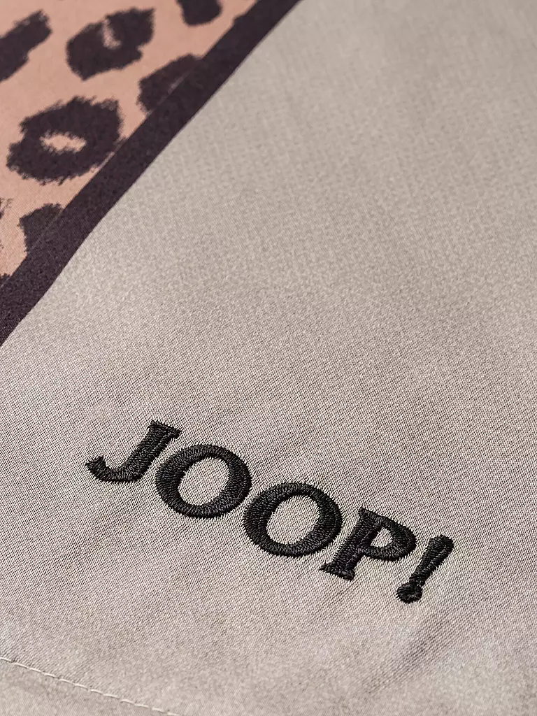 JOOP Satin Bettwäsche LEO 70x90cm / 200x200cm Stone grau