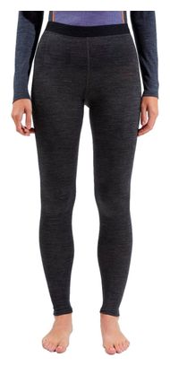 Collant Long Femme Odlo Performance Wool 150 Gris Foncé