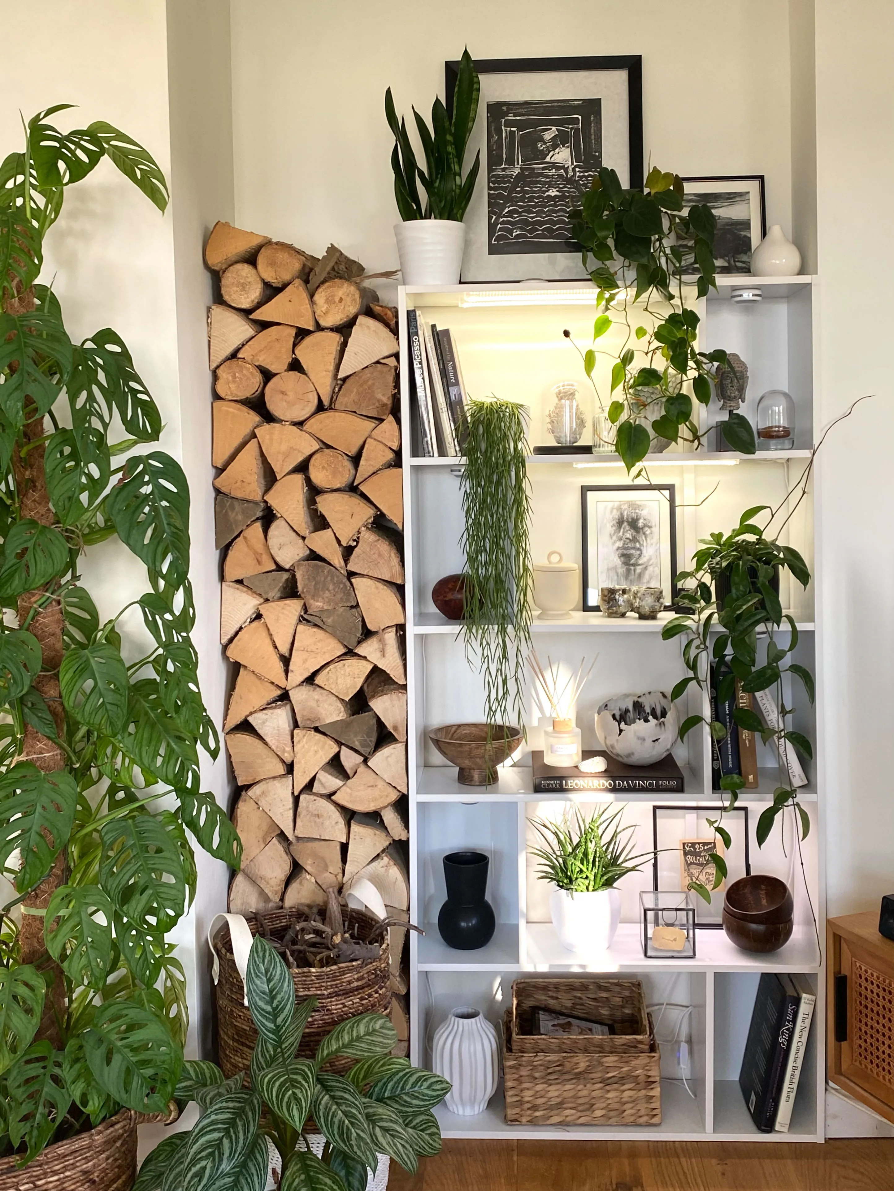 Boekenkast met 5 planken ORILLA 174 cm Wit