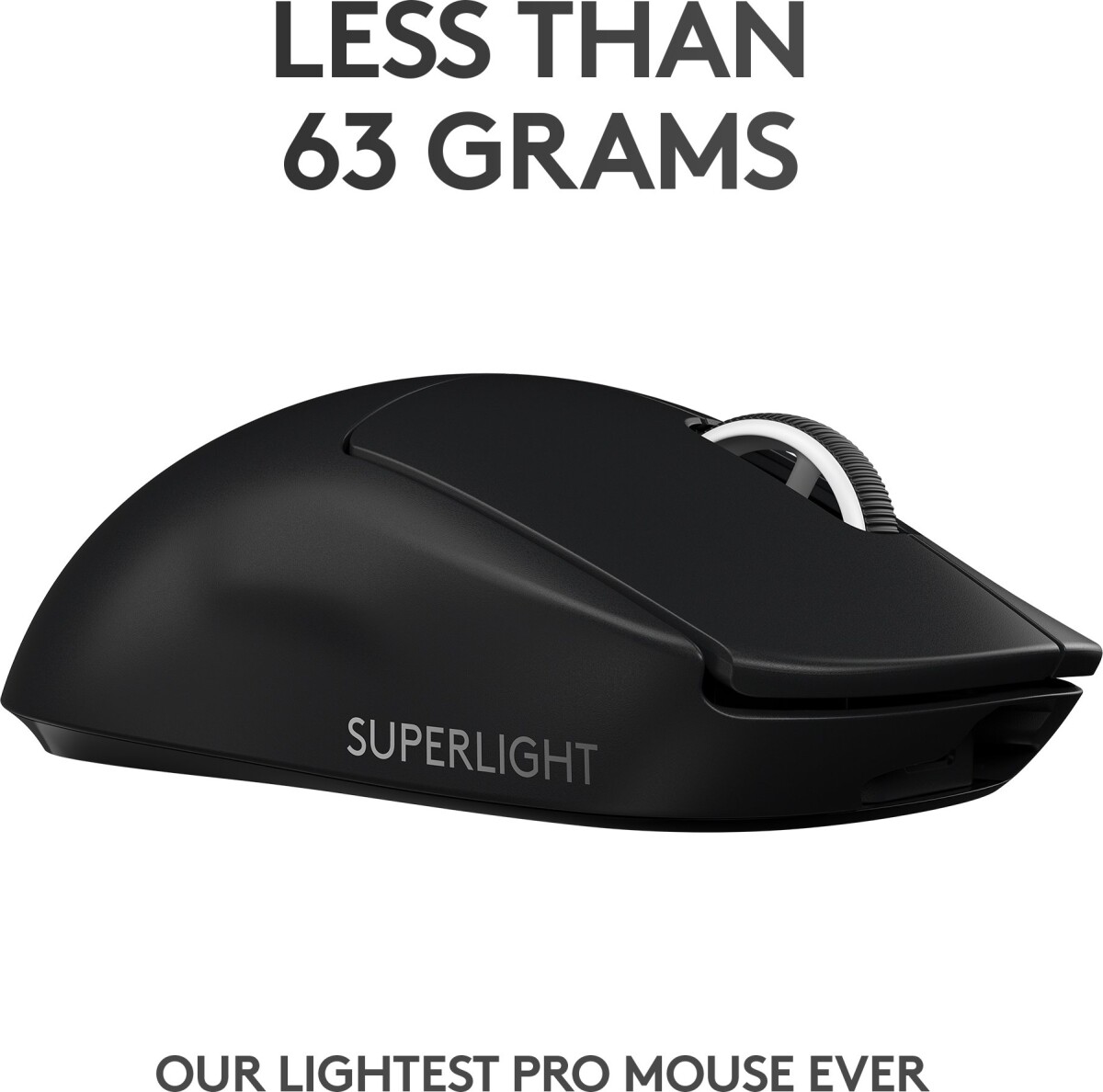 Logitech - G Pro X Superlight Trådløs Gaming Mus - Sort