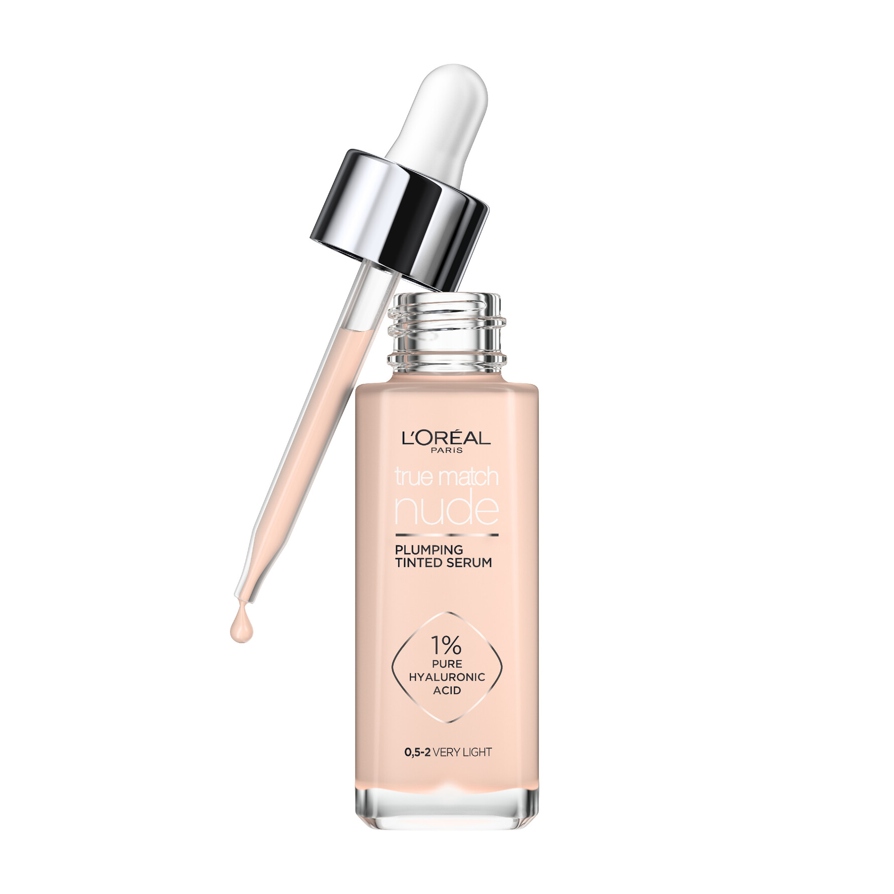 L'Oréal Paris True Match Nude Plumping Tinted Serum Very light 0,5-2