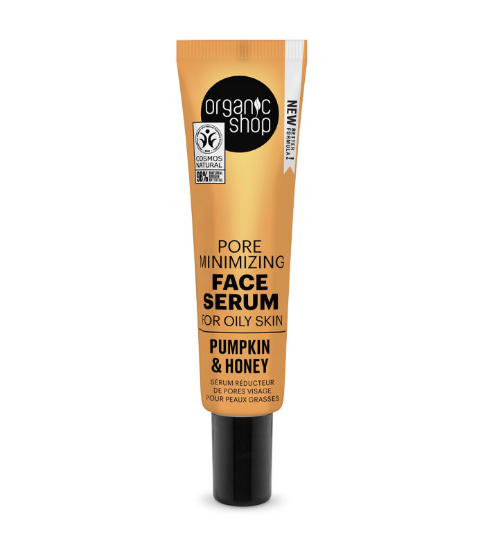Organic Shop - Sérum Facial Minimizador de Poros para Pele Oleosa - Abóbora e Mel