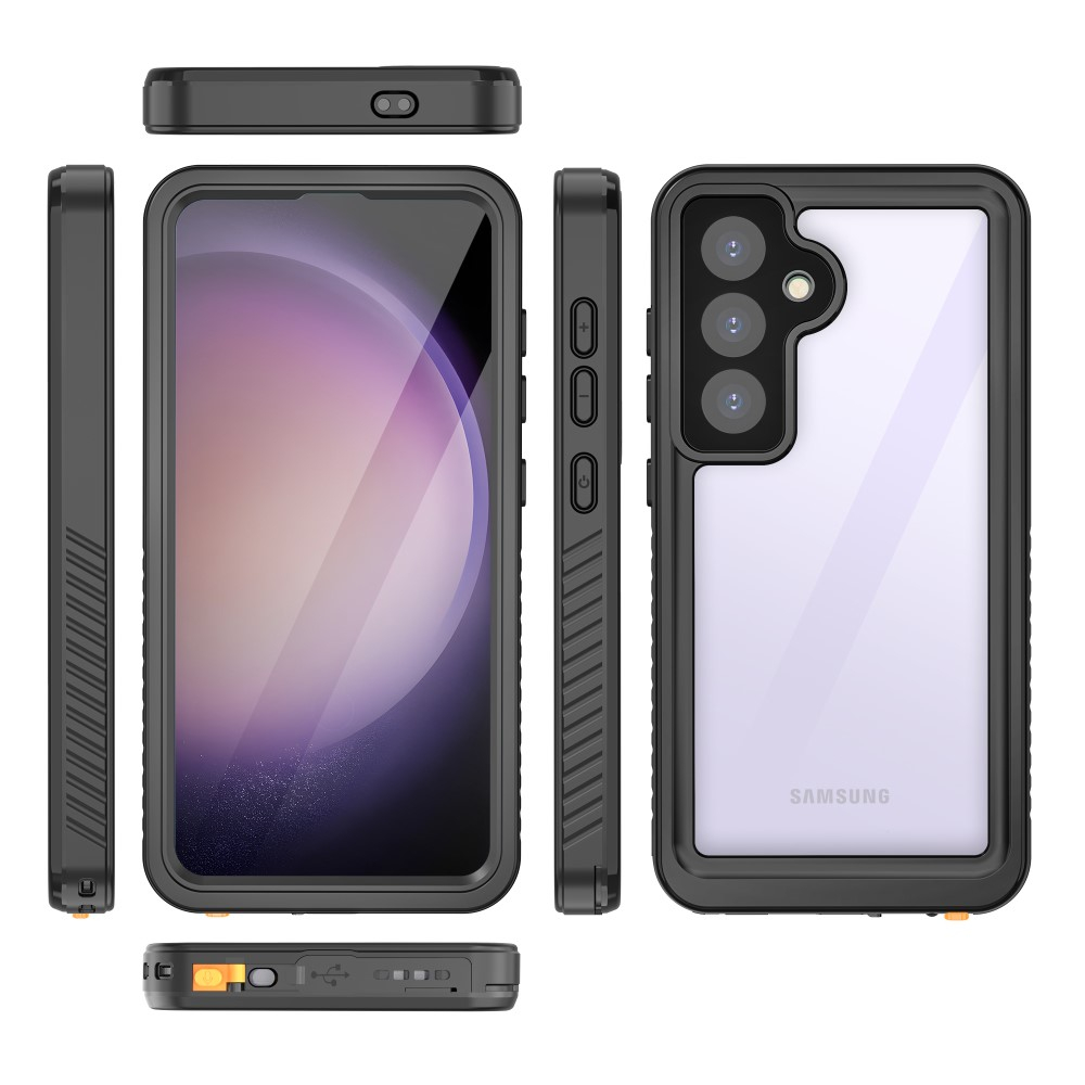 Samsung Galaxy S24 Wasserfeste Outdoor Schutz Hülle (IP68) - Schwarz