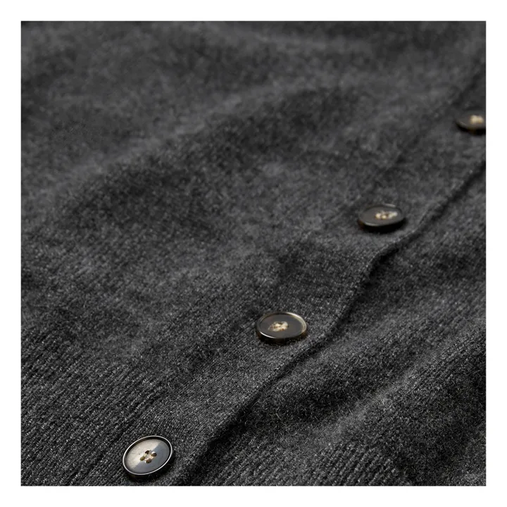 The Garment Cardigan Piemonte Crop Cachemire | Gris anthracite