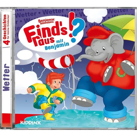 Kiddinx CD Benjamin Blümchen -Finds raus mit Benjamin: Wetter