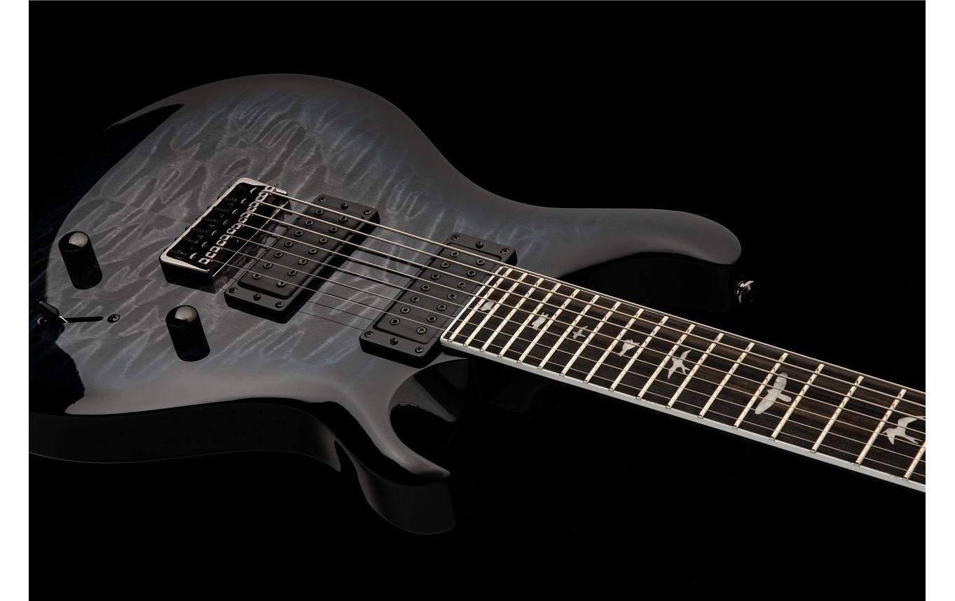E-Gitarre SE Mark Holcomb SVN, 7-seitig – Holcomb Blue Burst<br>Mark Holcomb 7-saitiges Signature-Modell