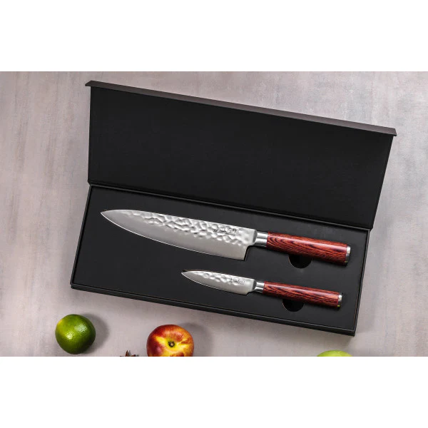 Coffret couteaux Chef + Office Wusaki Pakka X50 Wusaki
