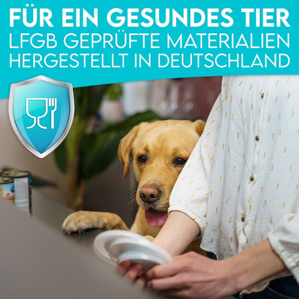 HUND IST KÖNIG® Dosendeckel, Deckel für Dosen halten Tierfutter frisch, schließen Gerüche ein