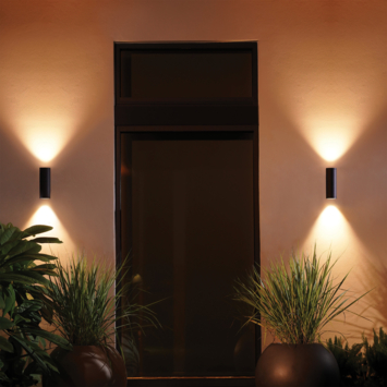 Philips Hue muurlamp Appear zwart - wit en gekleurd licht 8W