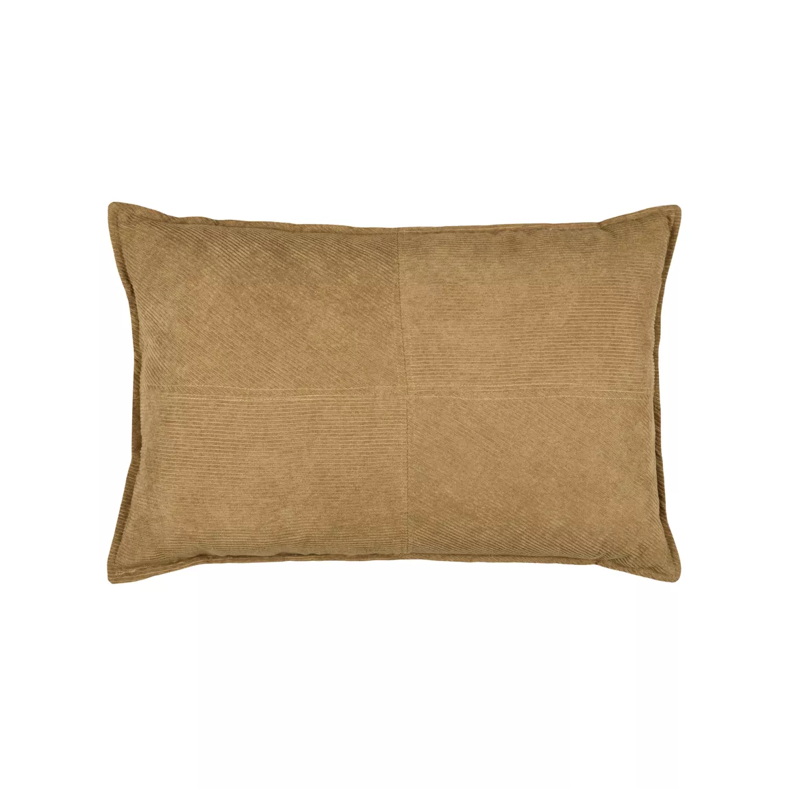 Coussin rectangulaire velours (40 x 60 cm) Dandy Camel
