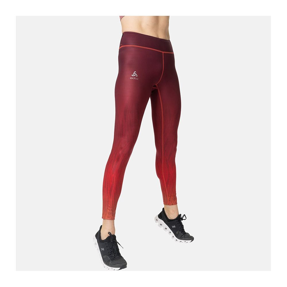 Odlo ZEROWEIGHT PRINT - Collant Femme american beauty