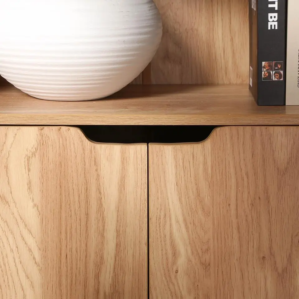 CALICOSY - Boekenkast - Hout - 120x58,5x29 cm