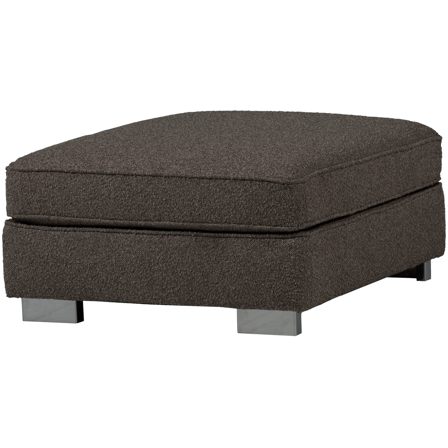 vtwonen Lazy Hocker - Bouclé - Antraciet