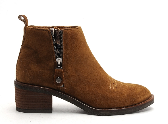 Alpe boots bottine talons femme 4441 marron