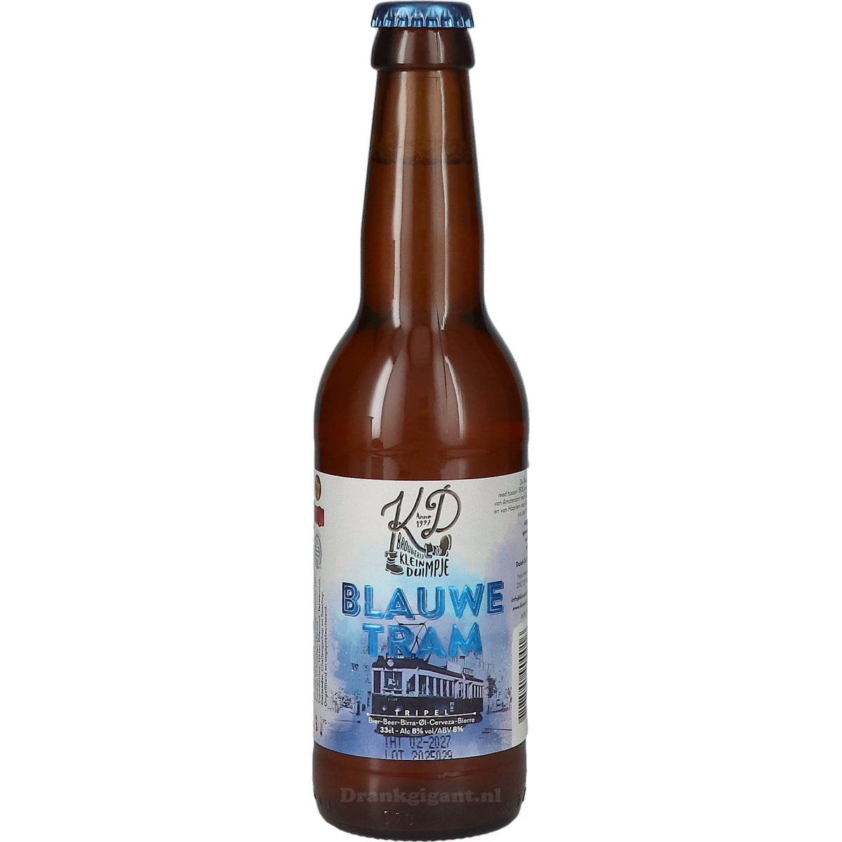 Klein Duimpje Blauwe Tram 33 cl