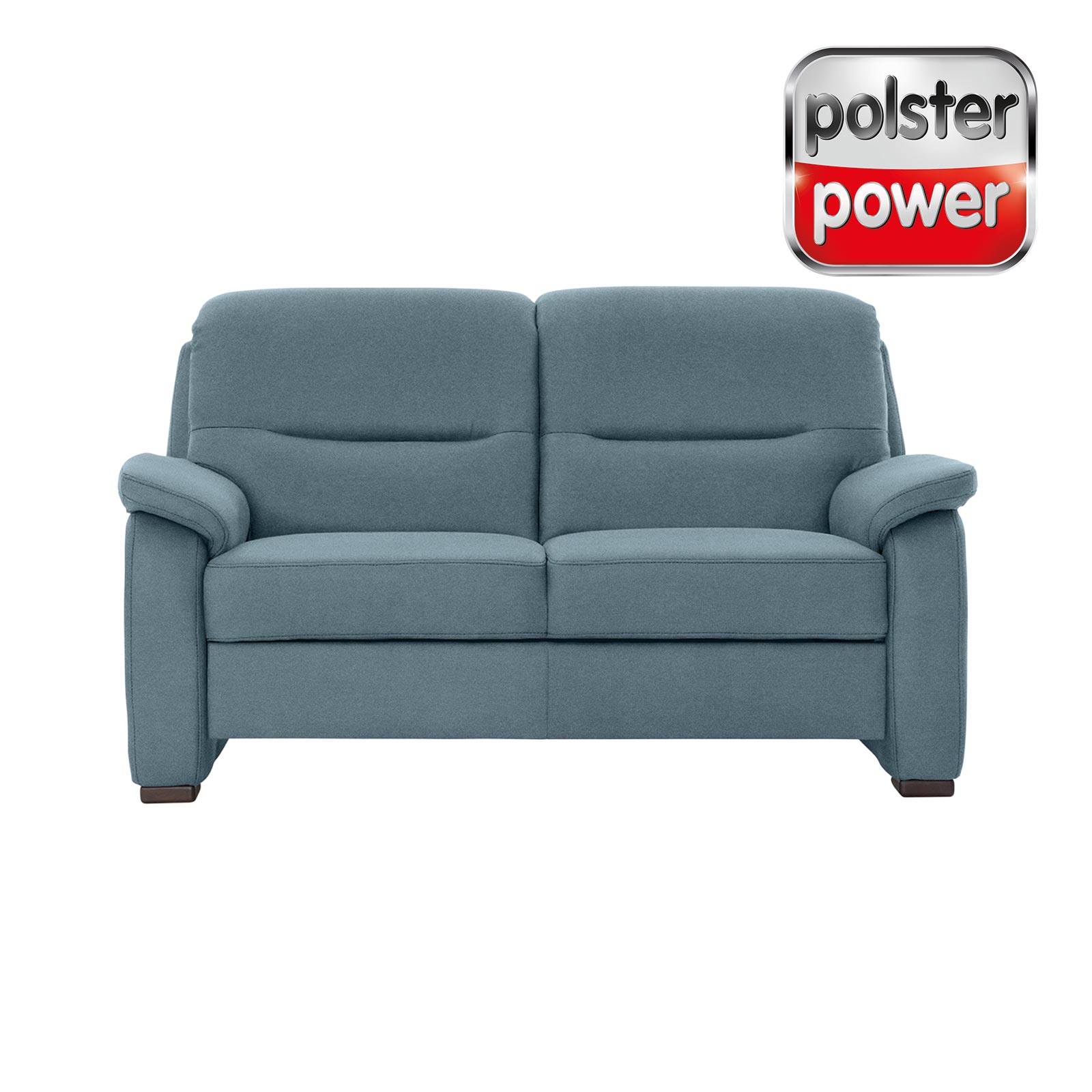 polsterpower 2-Sitzer-Sofa - Belle ice - Basismodell