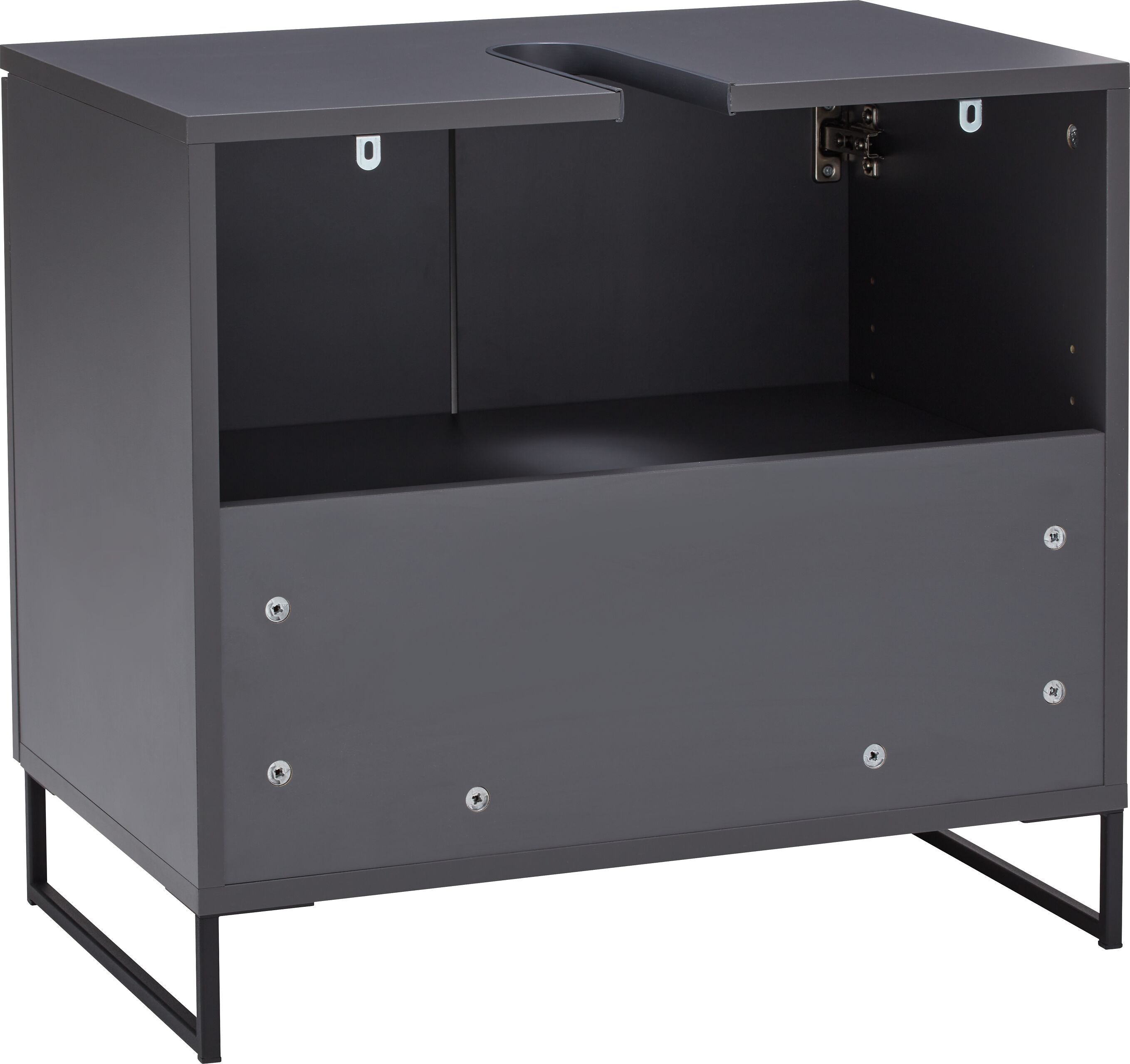 MAILO Lavaboy - Dunkelgrau / B: 60.1 cm x T: 40.8 cm x H: 55.3 cm