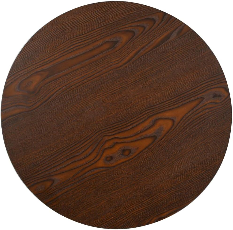 Bistrotisch Dunkelbraun 60 cm MDF Bartisch, Bistrotisch Bartheke für Hausbar, Wohnzimmer und Esszimme
