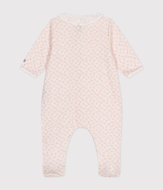 Pyjama imprimé fleurs en coton bébé