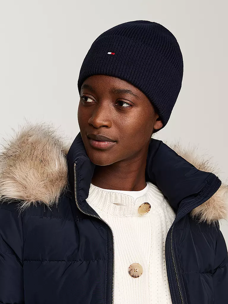 TOMMY HILFIGER Mütze - Haube dunkelblau