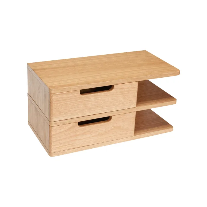 Hübsch Table de chevet en chêne