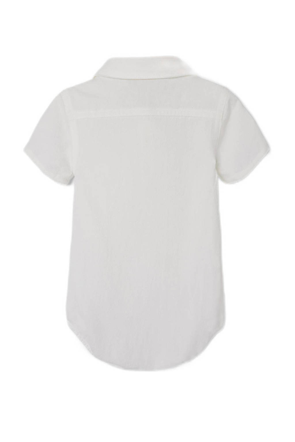 LIL' ATELIER romper met polokraag NBMHADAM wit