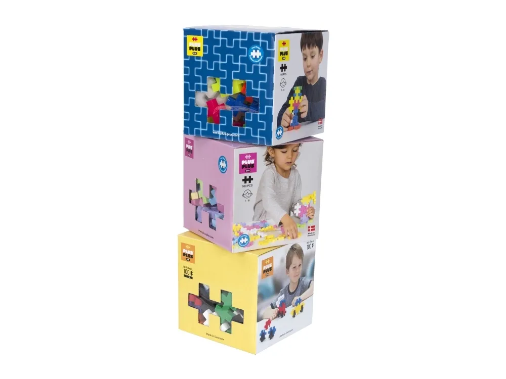 Plus-Plus BIG Neon Mix / 100 pcs