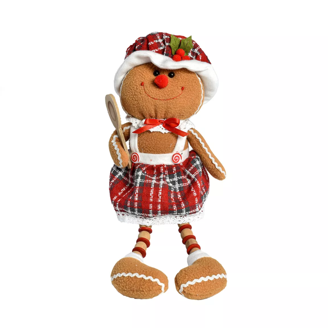 Bonhomme pain d'épices (H25 cm) Ginette les jambes souples