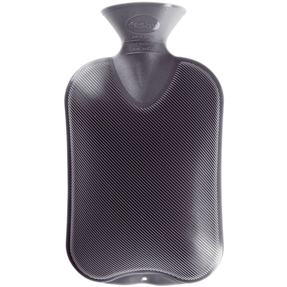 fashy Wärmflasche Doppellamelle Anthrazit