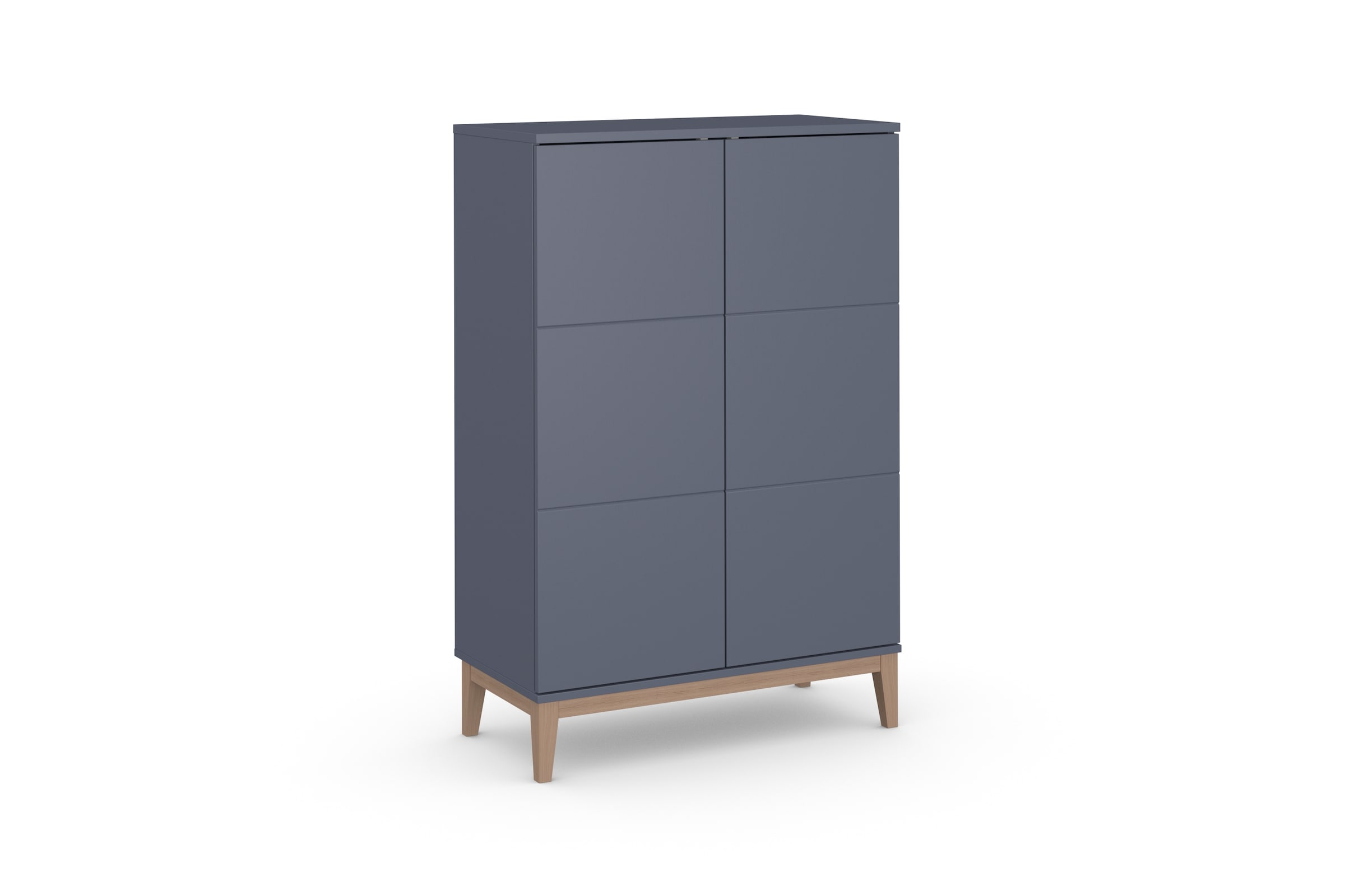 andas Highboard »Maryd« 1 Stk. tlg. Hochkommode mit Untergestell in Holzoptik