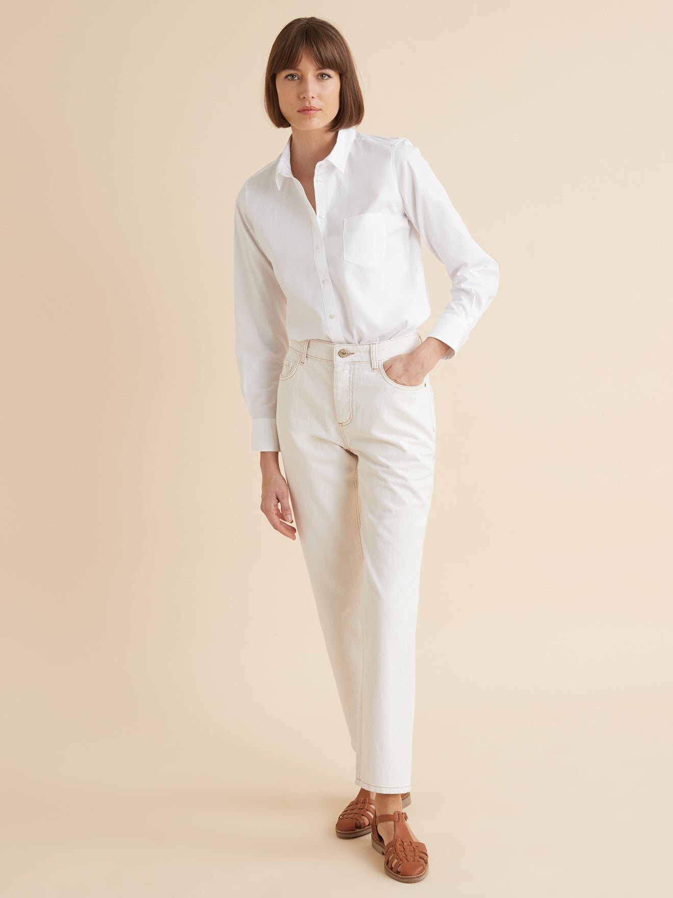 Chemise Oxford femme - coton bio