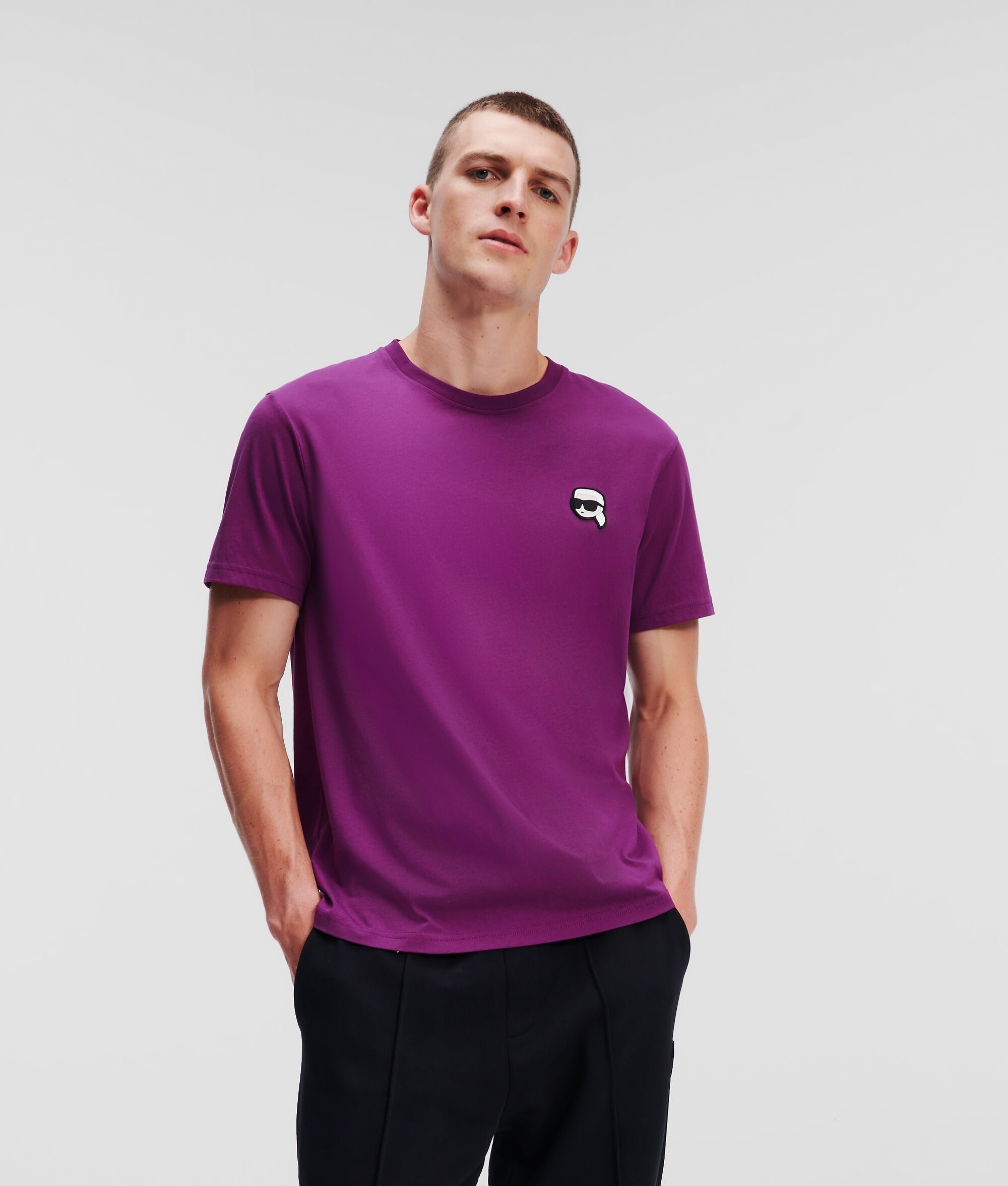 T-SHIRT KARL IKONIK AVEC EMPIÈCEMENT