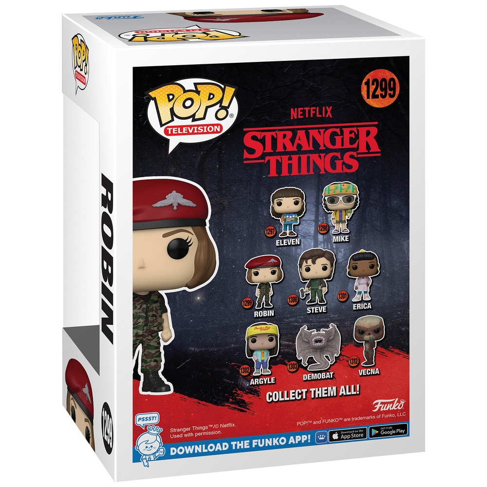 POP! Vinyl 1299: Stranger Things – Hunter Robin