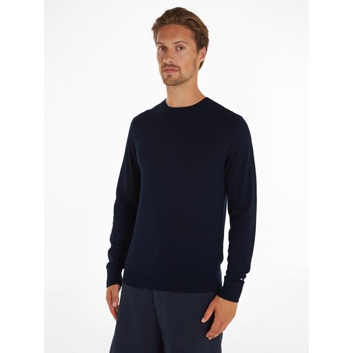 Tommy Hilfiger Crewneck Striktrøje, Desert Sky, M