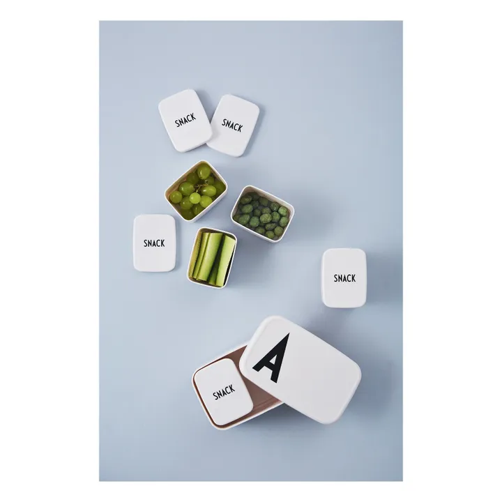 Design Letters Boîte Snack | Blanc