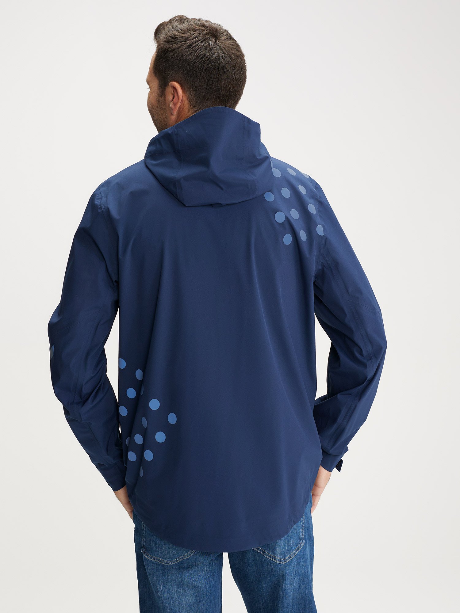 Veste Homme Longue Imperméable Bleue