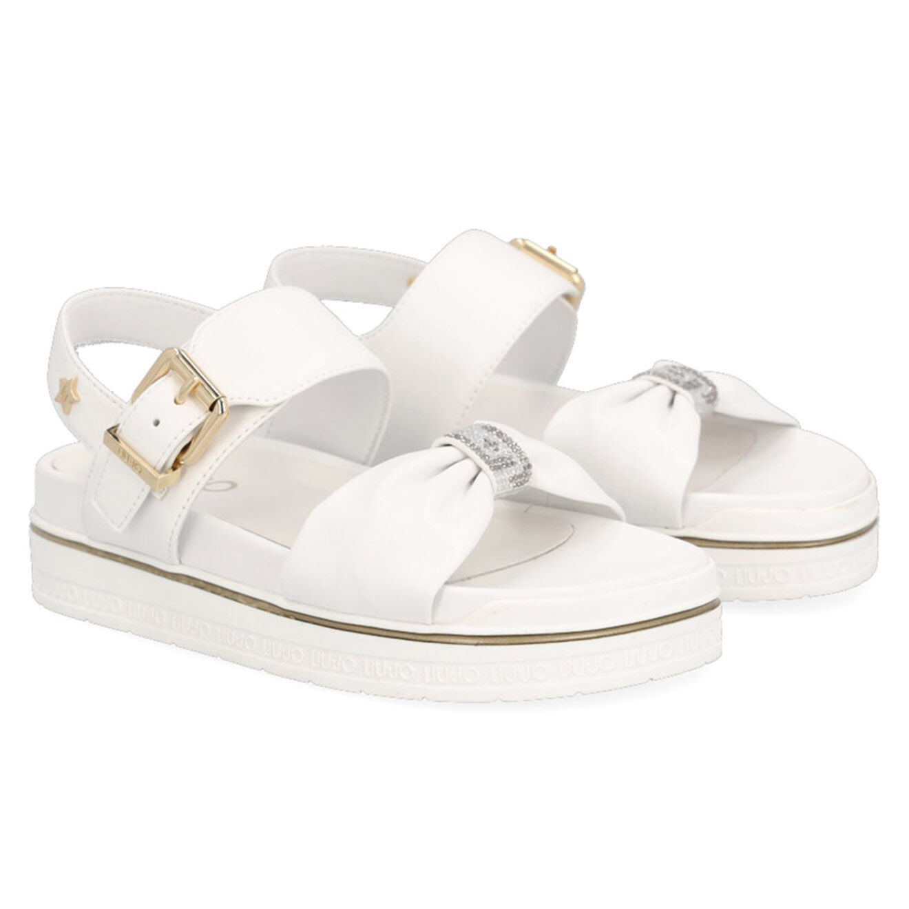 Liu-Jo Sandales en Cuir Chantal blanches