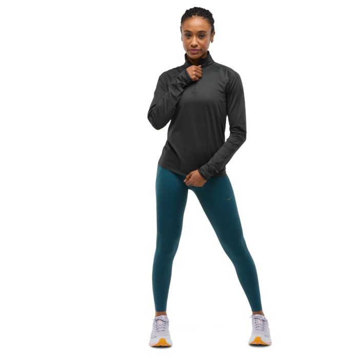 Hoka Dame Trøjer GlideTech Quarter Zip Sort