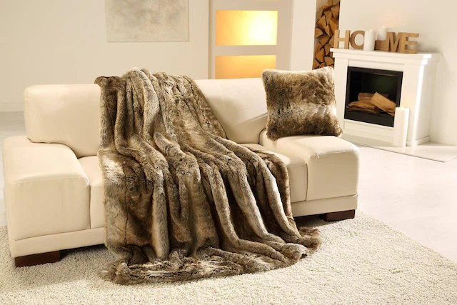 Gözze Wohndecke »Braunbär Felloptik« kuschelig warm, Kuscheldecke