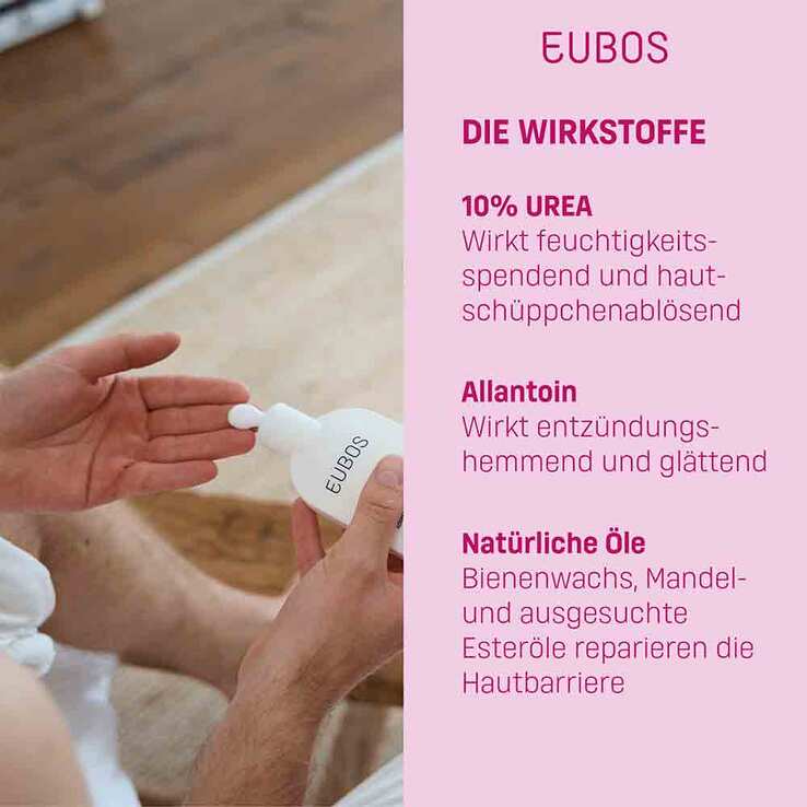 Eubos Trockene Haut Urea 10% Körperlotion Nachfüllbeutel, 400 ml