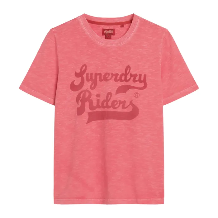 Superdry Archive Kiss Print Shirt Dames