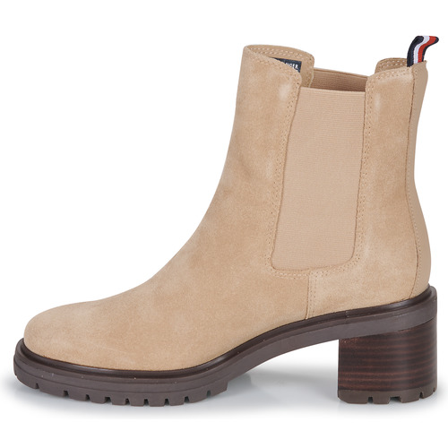 Tommy Hilfiger - Outdoor Chelsea Mid Heel Boot - Beige