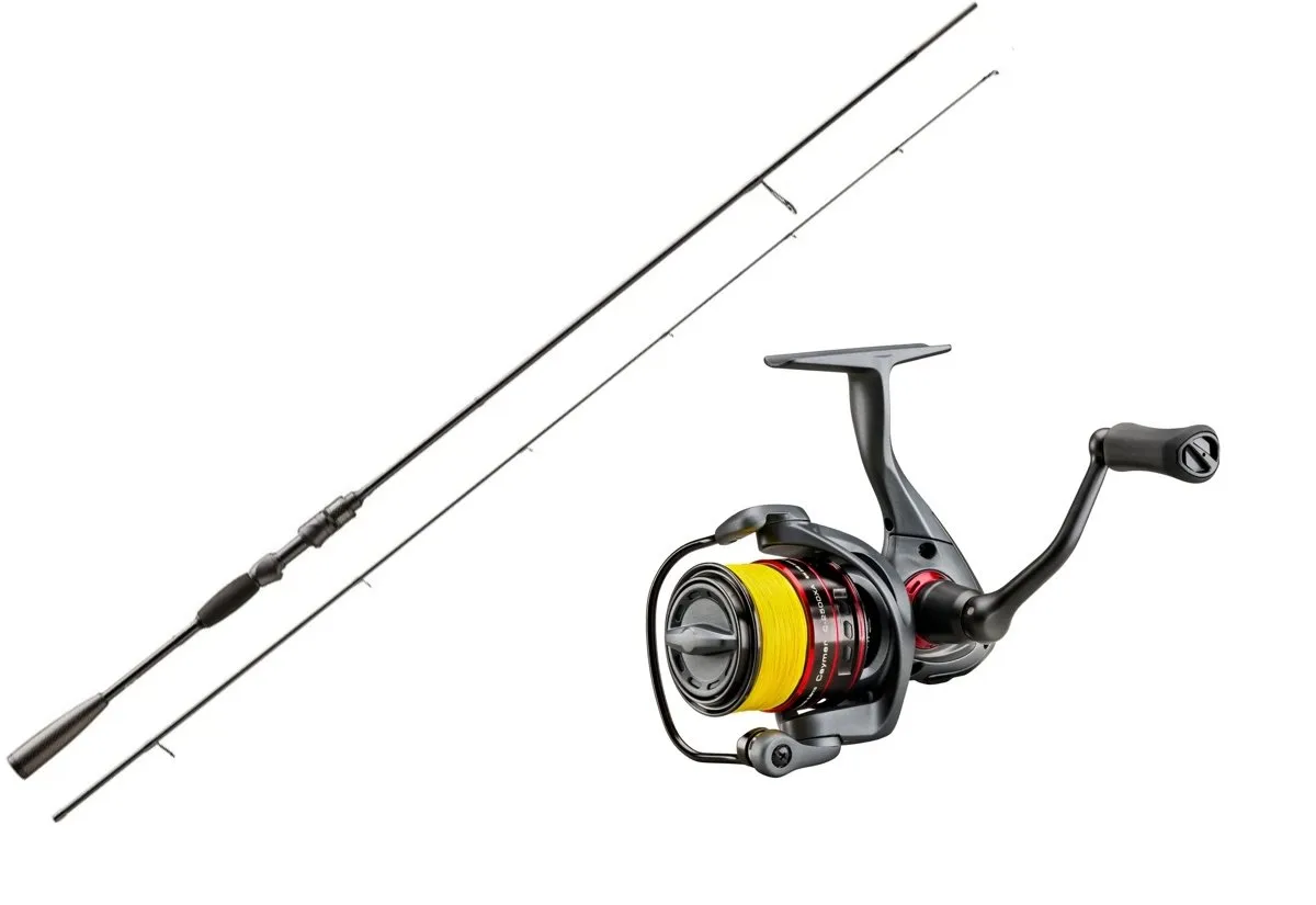 Okuma Psycho Stick 7´ 10-30g/Okuma Ceymar Spinning Spooled 2500a