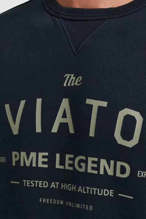 PME legend blauwe heren sweater