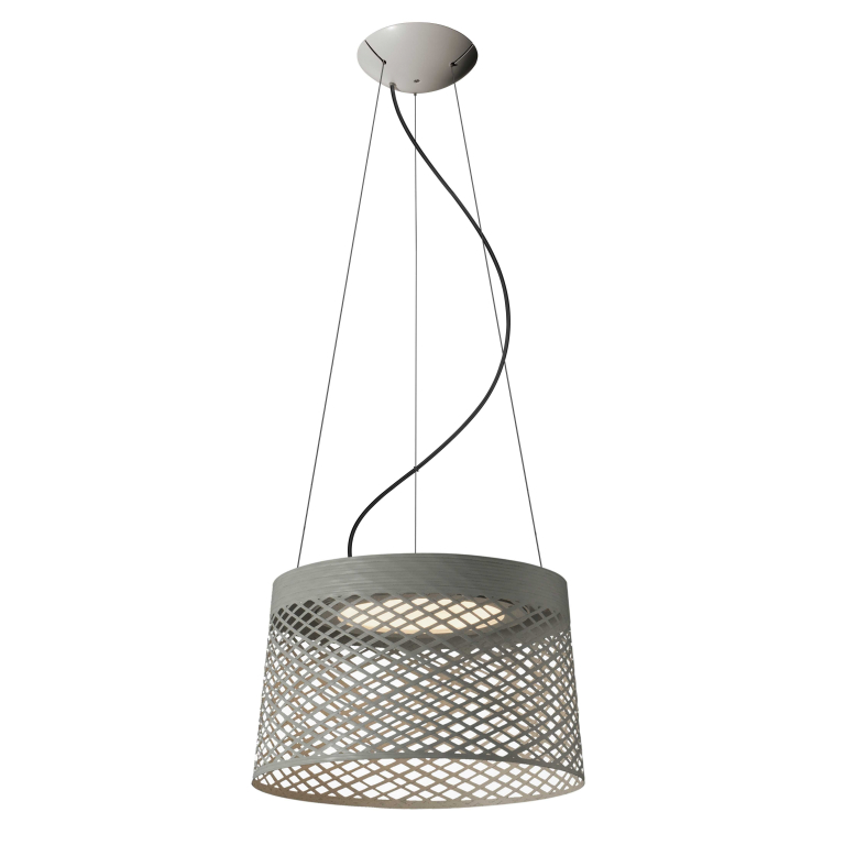 Foscarini Twiggy Grid Outdoor hanglamp Ø46 LED greige