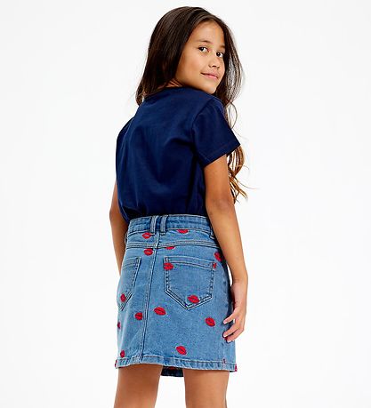 The New Rock - Denim - TnLips - Medium+ Blue/Rot m. Lippen