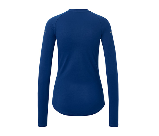 Langarm-Funktionsshirt, blau