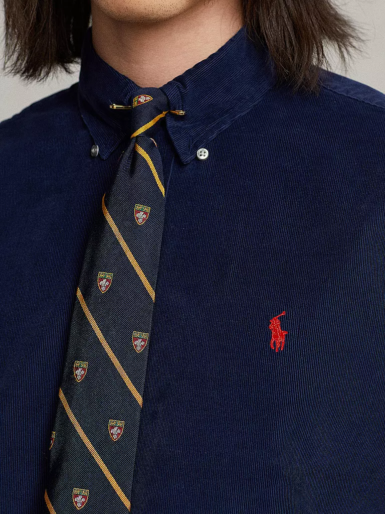 POLO RALPH LAUREN Cordhemd Slim Fit dunkelblau