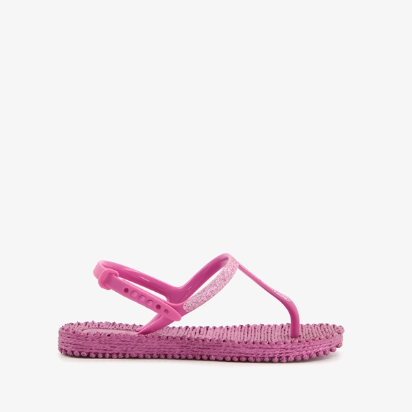 Supercracks meisjes teenslippers hielbandje roze